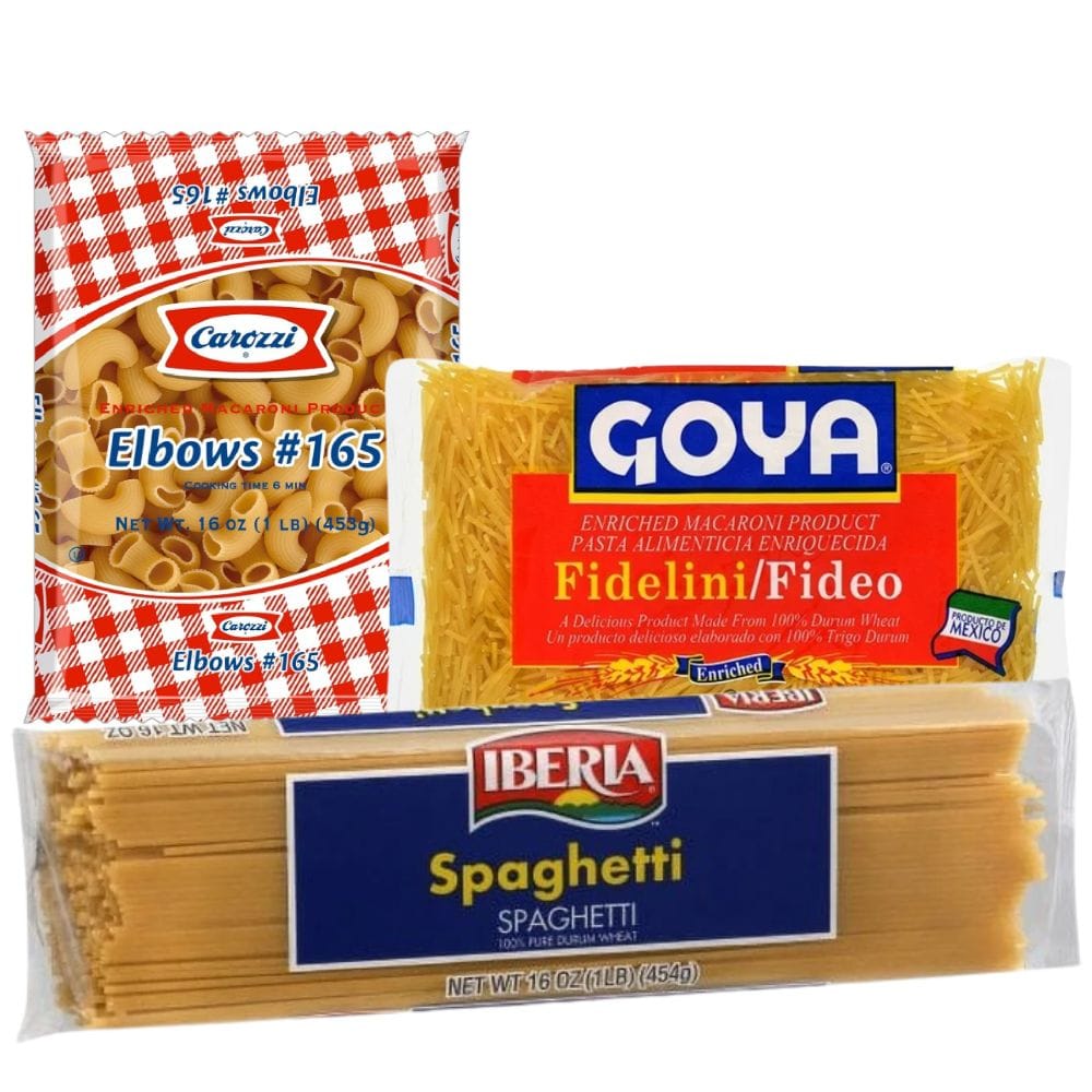Fideos, Pasta, Corn Meal, Breading & other