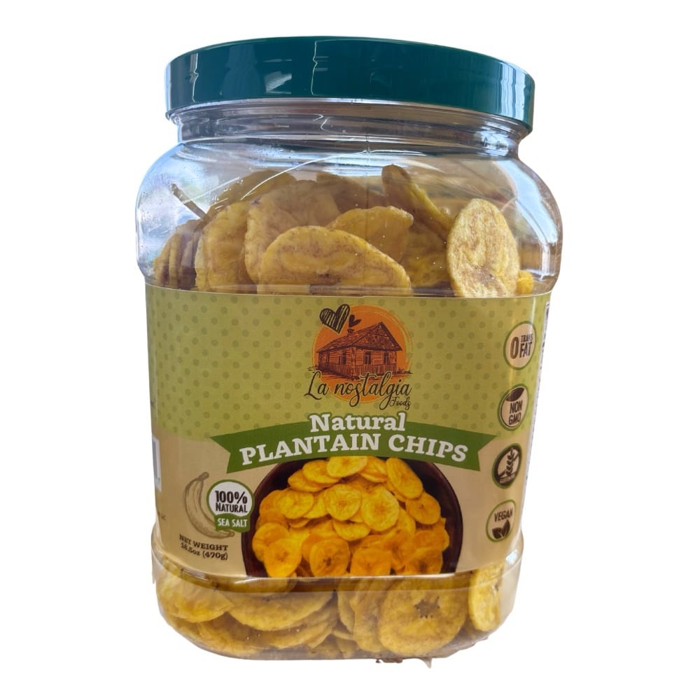 La Nostalgia Natural Plantain Chips - Cafe Pinar Cuban Market