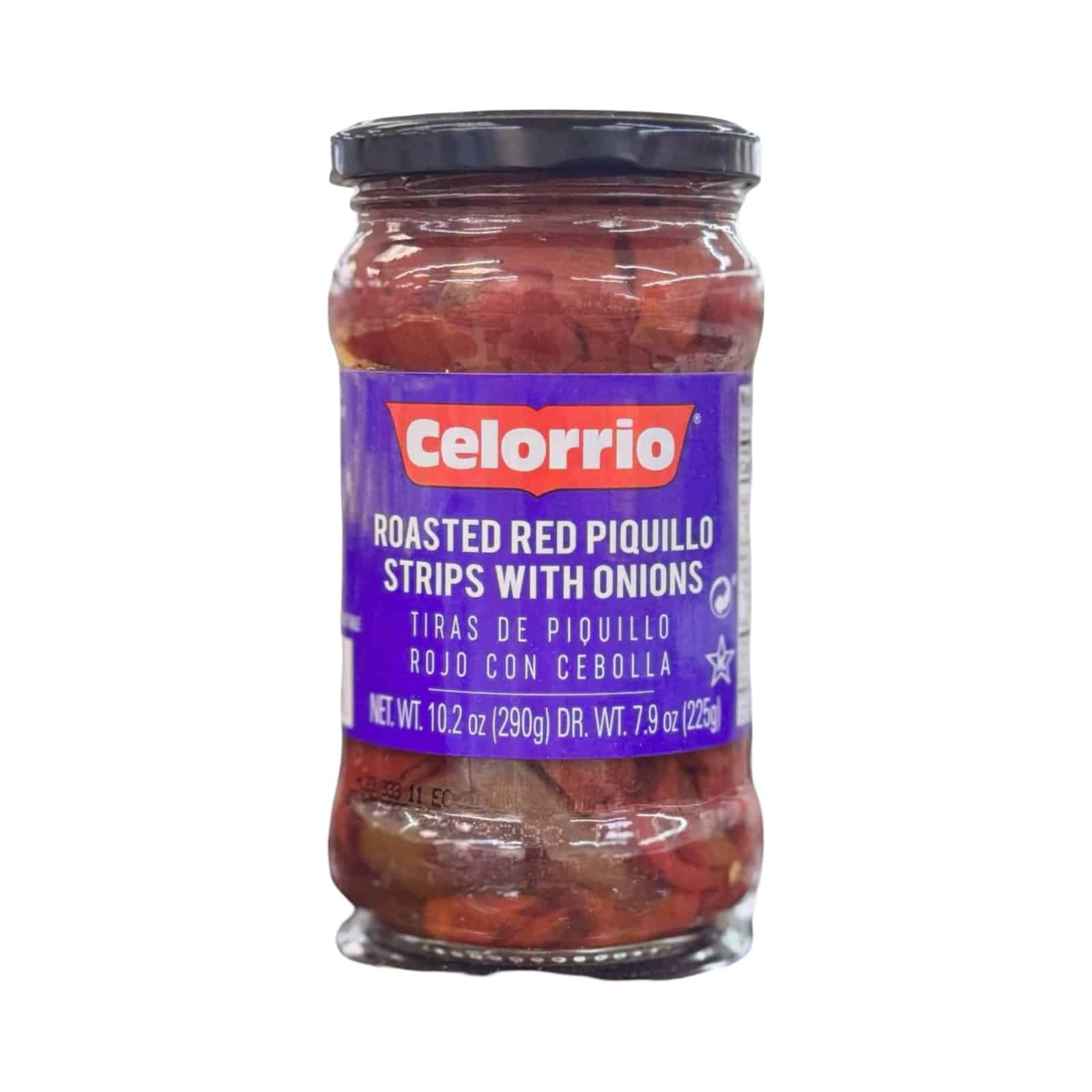 Celorrio Roasted Red Piquillo Strips With Onions - Cafe Pinar Cuban Market